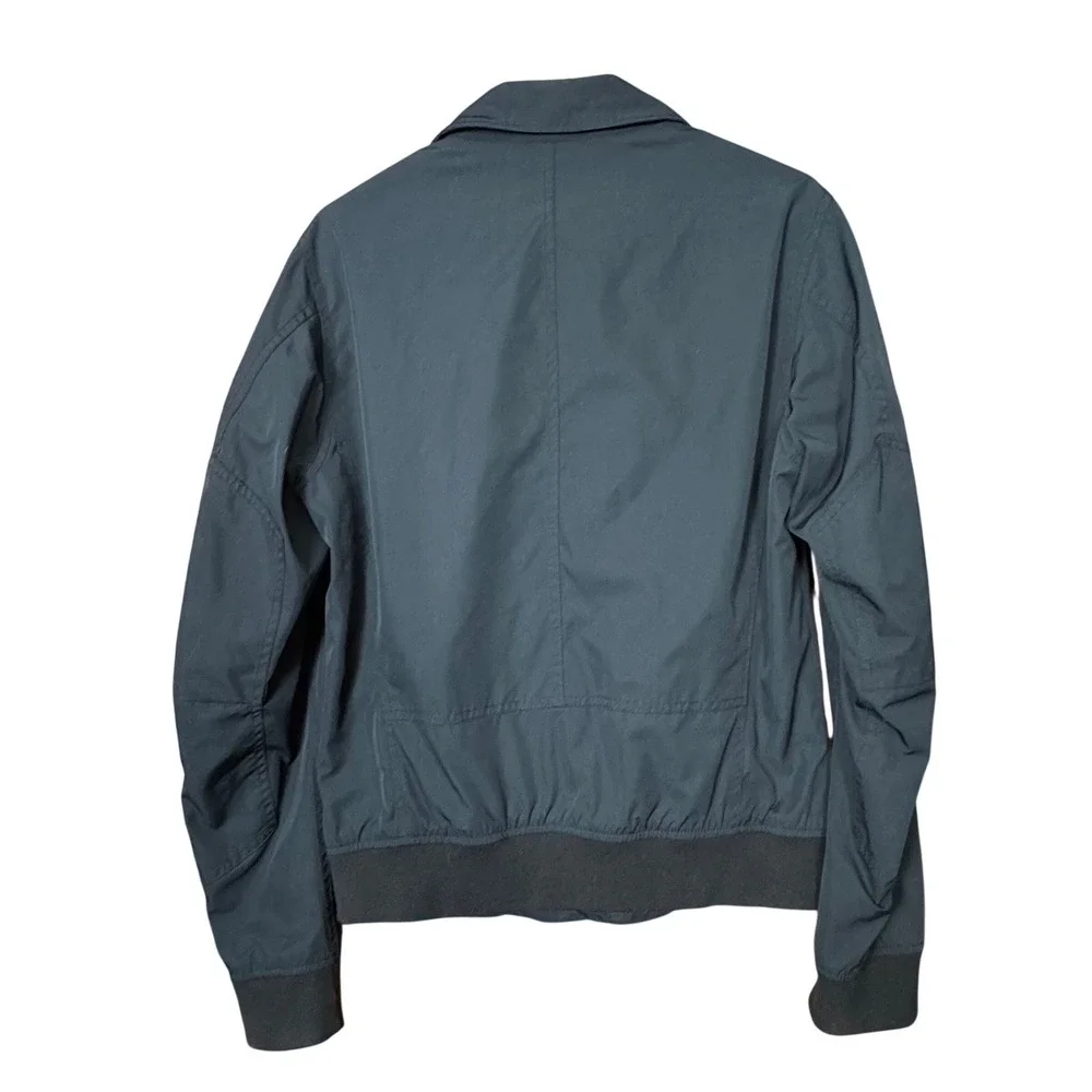 Banana Republic Modern Flight Bomber Jacket Lined Heritage Navy Mens‎ S Nautical